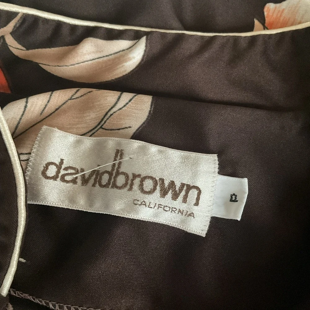 David Brown California Floral Nightgown – Size L - Picture 6 of 6